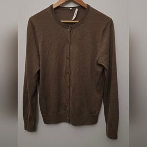 NEW🥊 Classic Tan Selected Merino Wool Cardigan